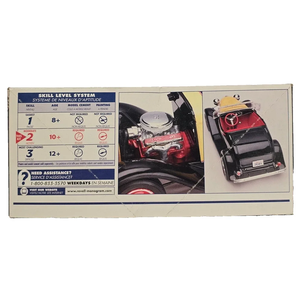 Revell Amigo Pack '32 Ford Street Rod 1:24 without Mini Die Cast Ford 85-6685
